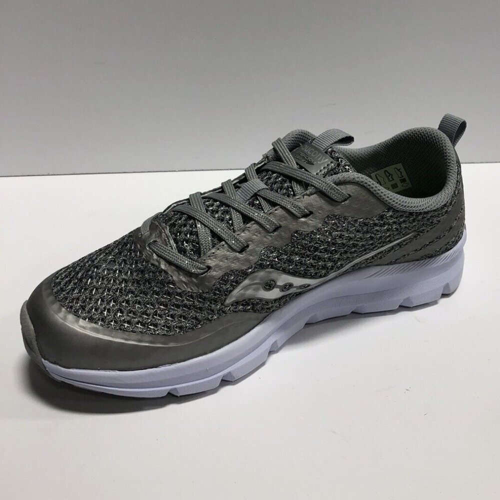 Saucony Big Kids' Liteform Feel L Grey Sneaker, Girls' Size 5 W